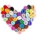 SOLEDI Wool Roving Yarn Roving Wool Top for Needle Felting (3g 45 Colors)