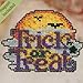 Lunar Trick Beaded Counted Cross Stitch Halloween Ornament Kit Mill Hill 2010 Autumn Harvest MH18-0203