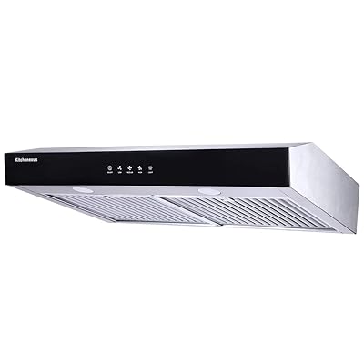 Kitchenexus 30 Inch Stainless Steel Range Hood with LED Lighting