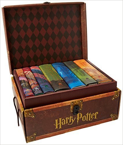 HARRY POTTER 7 HARDBACK BOOKS WITH DUST JACKETS