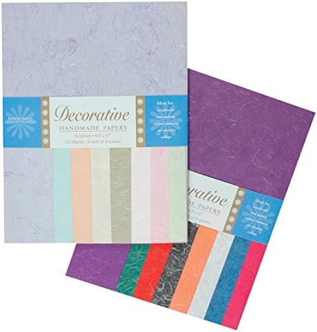 Shizen Design ASA01 Paper, Silk, 8-1/2" x 11" Size, Assorted Colors, 0.63" Height, 8.63" Width, 11.06" Length (Pack of 48)