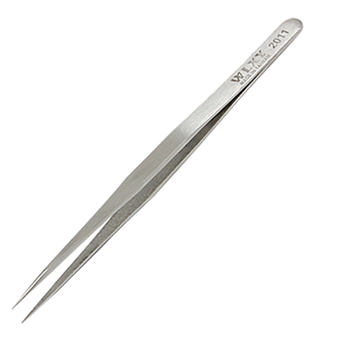 Sourcingmap 2011 Slim Pointy Straight Extra Fine Point Tweezers for Crafting Repairing