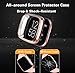 Wepro Screen Protective Case Compatible with Fitbit Versa 2 Smartwatch, 3-Pack Soft TPU Full Cover Cases Compatible with Fitbit Versa 2 Watch, Black/Silver/Rose Gold