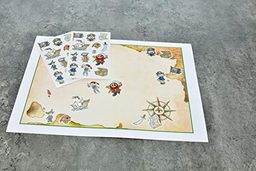 AVERY Zweckform 53197 Kinder Papier-Sticker Piraten 39 Aufkleber (für Jungen, Mitgebsel, Gastgeschenk, Piraten… – Bild 5