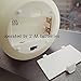 smtyle Fake Candles for Flameless Fireplace Candelabra Holder Battery Operated Flickering Moving Flame Wick Pillar with Remote Control Timer Ivory Flat Top 6