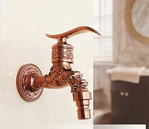 Grifo de jardín vintage Grifo de latón antiguo Revestimiento Baño