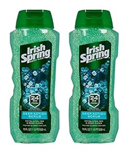 UPC 035000267917 product image for Irish Spring Body Wash, Deep Action Scrub 18 oz (Pack of 2) (B00JU9HVHW) | upcitemdb.com