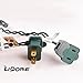 LIDORE 10 Counts Vintage Bronze Iron Nets Lanterns Plug-in String Lights. Great for Indoor/Outdoor Decoration. Best Ambience Decorative Lights. Warm White Glow.