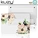Kuzy MacBook 12 inch Case, Retina Display Model A1534 New 2018 2017 2016 2015 Soft Touch Hard Case Shell Cover - Flowers