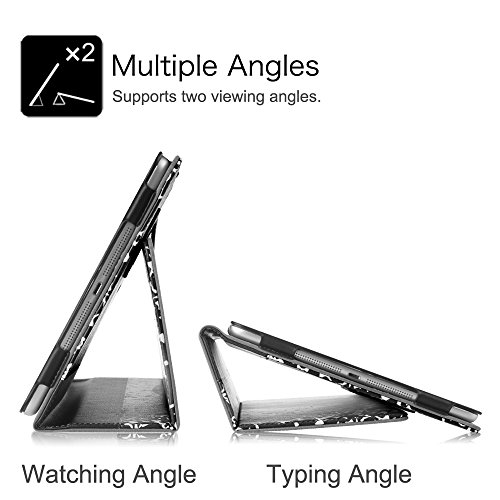 Fintie iPad mini 1/2/3 Case - Folio Slim Fit Stand Case with Smart Cover Auto Sleep / Wake Feature for Apple iPad mini 1 / iPad mini 2 / iPad mini 3, Composition Book Black