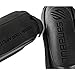 Sanabul Essential Hybrid Sleeve Kickboxing Shin Guards for MMA Shin Guards Muay Thai Shinguards - Black, L/XL