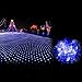8 Modes 2M(L)3M(W) Waterproof Twinkle Indoor Outdoor Net Mesh Fairy String Lights (Bule)