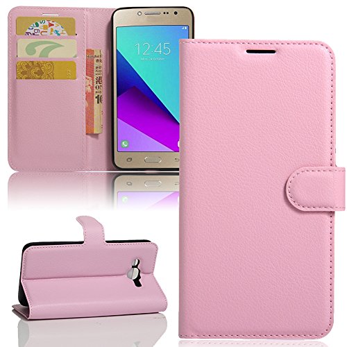 Galaxy J2 Prime G532 Case , Galaxy Grand Prime Plus Case , Luxury PU Leather Flip Stand Wallet Case 