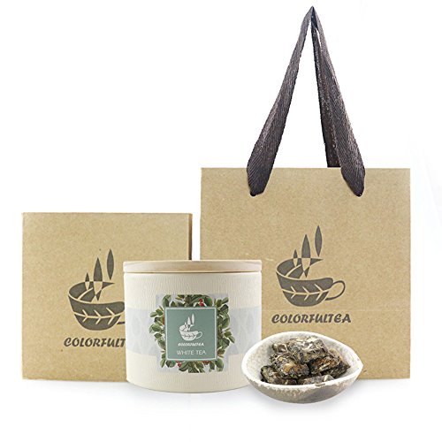 image for COLORFULTEA - 150 g (5.3 oz) - Chinese White Tea - Gongmei White Tea/G