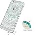 iPhone 6s Case, ESR iPhone 6/6s Case Hybrid [Shock Absorbing] TPU Bumper +[Scratch Resistant] Hard Back Cover Clear with Design Protective Cover for iPhone 6s / 6 - Mint Mandala