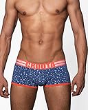Croota Mens Underwear, Low-Rise Boxer Brief, Pattern Design, SM02L