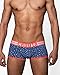 Croota Mens Underwear, Low-Rise Boxer Brief, Pattern Design, SM02M Blue Indigo