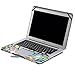 MOSISO Compatible with MacBook Air 13 inch A1466 / A1369 (Older Version Release 2010-2017), PU Leather Book Folio Protective Stand Cover Sleeve, Love Tree