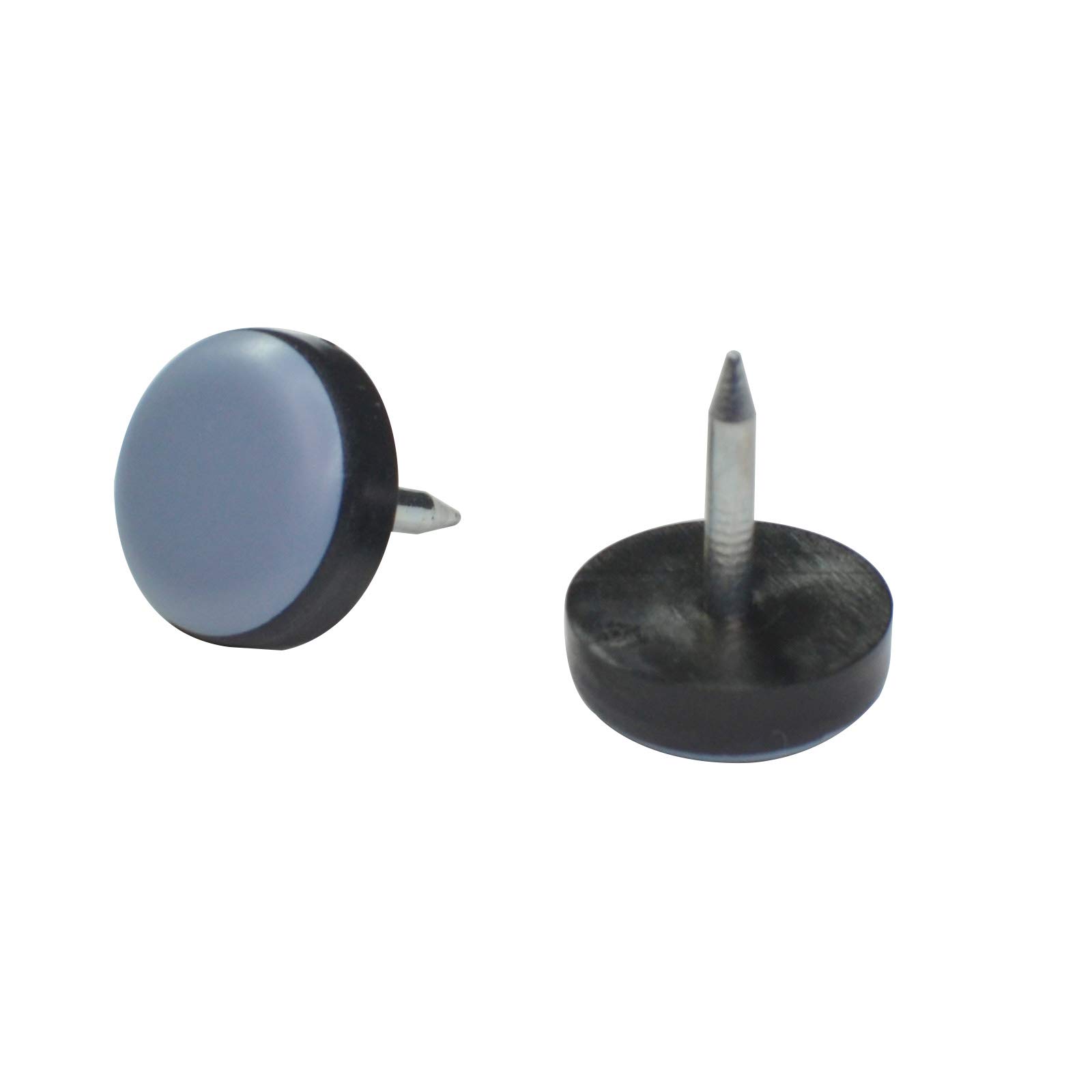 20 Pack 15mm Nail on Teflon Glides, PTFE Furniture Glides, Teflon Glides Sliders, for Easy Moving, Chair Glides, Wooden Flooring Glides, Sliders