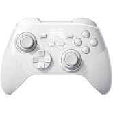 BEITONG KP20D Gaming Controller, Dual-Stage Triggers, TMR Stick, White
