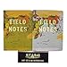 A6 Notebooks - Kitbag Field Notes - Pack of 2 - Each = 80 Pages - Size 5.8 x 4.1'