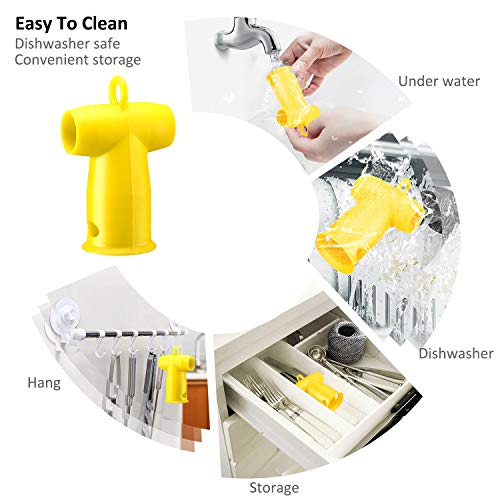 Instant Pot Steam Release Diverter Accessories, Oyrlize 2-Outputs Electric Pressure Cooker Silicone Steam Release Valve Vent Knob Protect Wall Cabinets Best For Instant Pot DUO/Smart/Ultra Models - Thumbnail 5