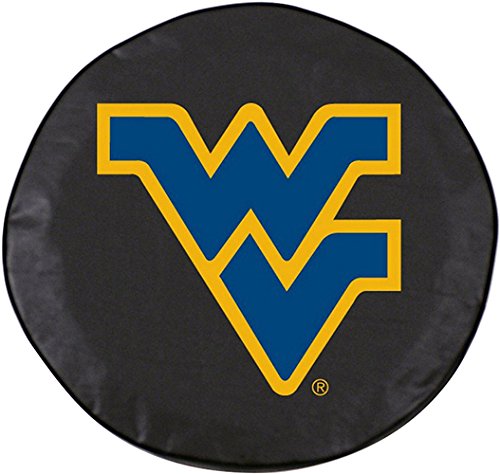 Holland Bar Stool TCYWestVABK-32 1/4 x 12 West Virginia Tire Cover-Black