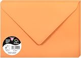 Clairefontaine 5492C Pack of 20 Envelopes C5 16.2x22.9cm 120gsm Pollen Orange