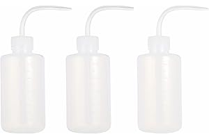 KingWei Wash bottles,3pcs 250ml Plastic Safety Wash Bottle Convenient Transparent Squeeze Bottle for Medical Laber Supplies Green Soap Cleaning Washing Bottle(8oz/3PCS) (3pcs 250ml)