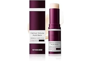 XILRVON Calcium Volume Multi Balm, Anti Wrinkle Calcium Collagen Balm for Firming, Lifting & Hydrating Skin, Korean Skincare Stick for Eyes, Neck & Face, Reduces Sagging & Fine Lines