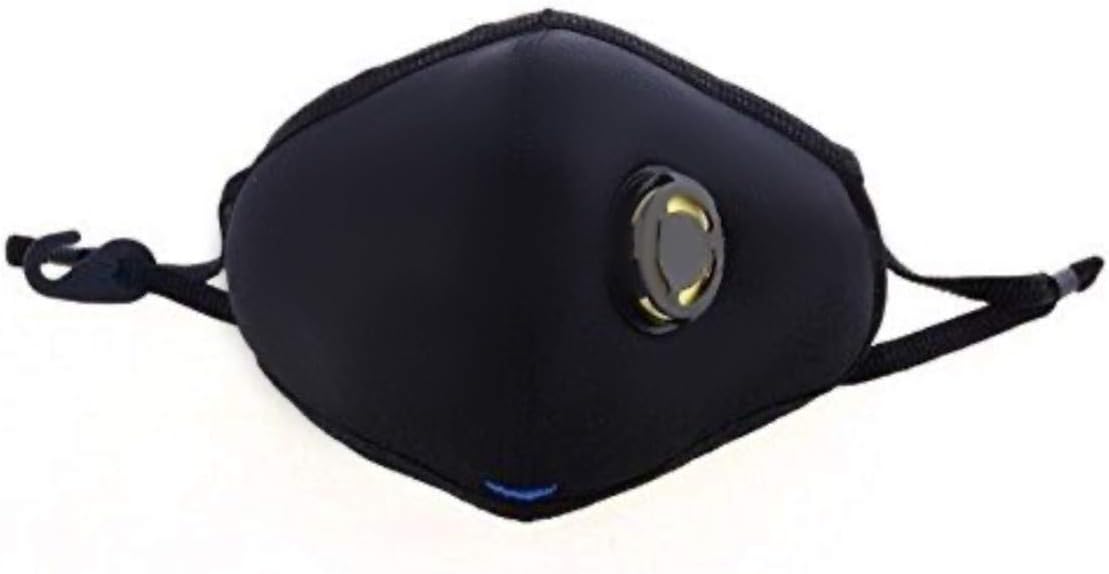 Healthy Air Mask® Sandwich Mesh Black N99 Carbon Filter Anti-Pollution Mask