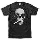 Warren Zevon Skull - Black T-Shirt