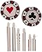 Casino Printed Paper Party Fan Decoration Set