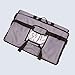 Insulated Food Delivery Bag - Large Thermal Bag for Food Transport, Commercial Catering or Grocery Shopping - Heavy Duty Carrier for Cold and Hot Food with Divider & Padded Handles - 23 x 15 x 14