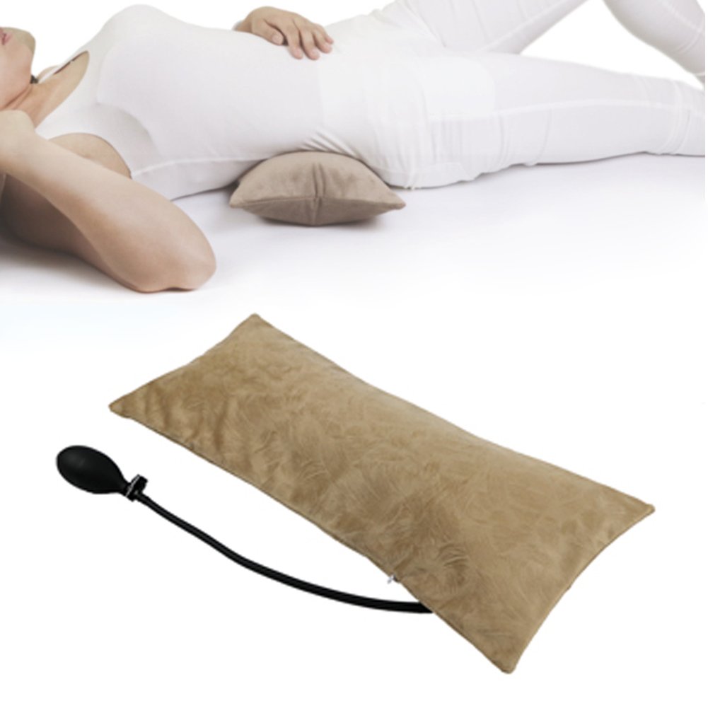 Tcare Multifunctional Portable Air Inflatable Pillow for Lower Back