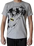 Batman Mens Neon Purple Heather Tee