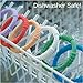 Silicone Teether Ring 3 Pack - Baby Teething Toys for Natural Pain Relief - 100% Safe and BPA Free