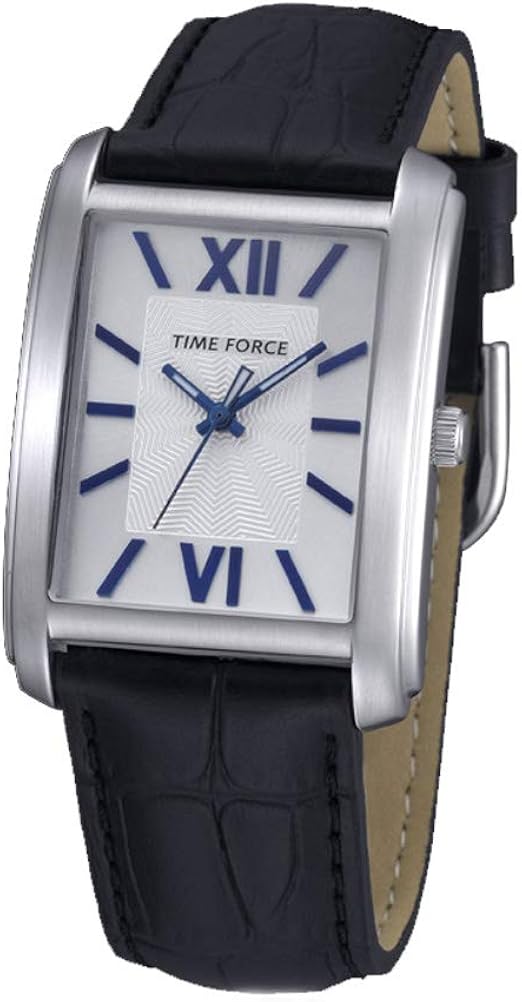 Time Force Reloj Analógico para Hombre de Cuarzo con Correa en Cuero TF4057L03