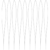 GlamorDove Replacement Metal Looper for Hair Extension Loop Tool Pulling Hook Tool without the Twist on the Top for Sewing Weft Extensions Compatible with Bead Loop Tools