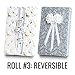 WEVYHFS SPORTS Amkuqzt Red + Silver Reversible Wrapping Paper Set: 4 Rolls (8 Designs) of Premium Gift Wrap (80 sq. ft.) with 30 Coordinated Bows, 2 Spools of Ribbons, and 24 Gift Tags