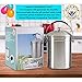 Gold Star Kitchens - Kitchen Compost Bin - Countertop Pail Bucket Container with Lid - Indoor Counter Caddy Bins - Small Food Waste Composter - Surgical Grade Stainless Steel Scrap Trash Can - 1.3 Gal