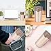Stainless Steel Insulated Travel Coffee Mug, Rainbrace Double Wall Insulated Coffee Mug Travel Mug Cup Water Bottle Wide Mouth With One Hand Flip Lid 300 ml/10 oz Keep Hot or Cold for Hours(Gold)
