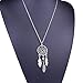 Ammazona Fashion Retro Jewelry Dream Catcher Pendant Chain Necklace