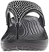 crocs Women's Sloane Diamante Flip Flop, Black 7 W
