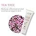 100% PURE Tea Tree & Willow Clarifying Cleanser, Facial Cleanser for Acne Treatment Made with Tea Tree Oil, Natural Face Wash - 3.4 Fl Oz
