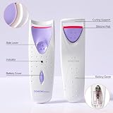 TOUCHBeauty Electric Heated Eyelash Curler Smart Silicone Pads AG-2003B Purple view 8