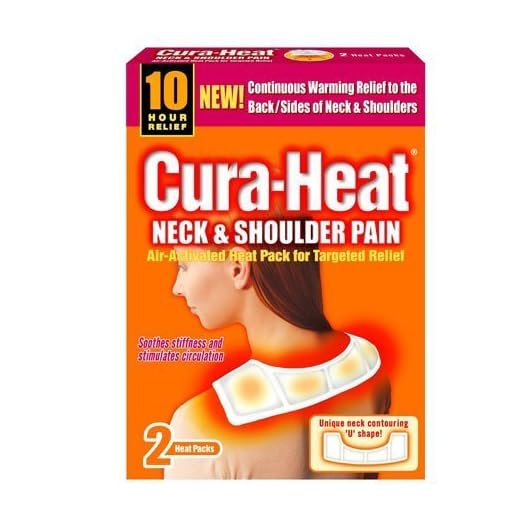 CuraHeat Neck & Shoulder Pain 2 Heat Packs by Cura Heat Ibuprofen