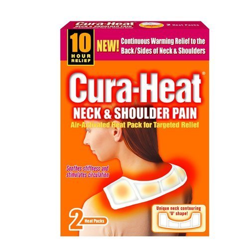 CuraHeat Neck & Shoulder Pain 2 Heat Packs by Cura Heat Ibuprofen