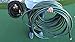 Black Mamba, 50' Expanding Garden Hose, Double Latex Core, Extra Strength Fabric, Brass Fittings, Includes 8 Position Spray Nozzle