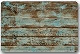 ZBLX Rustic Old Barn Wood Door Mats Indoor Bathroom Kitchen Decor Rug Mat Welcome Doormat - 18x 30 ...45cmx75cm,
